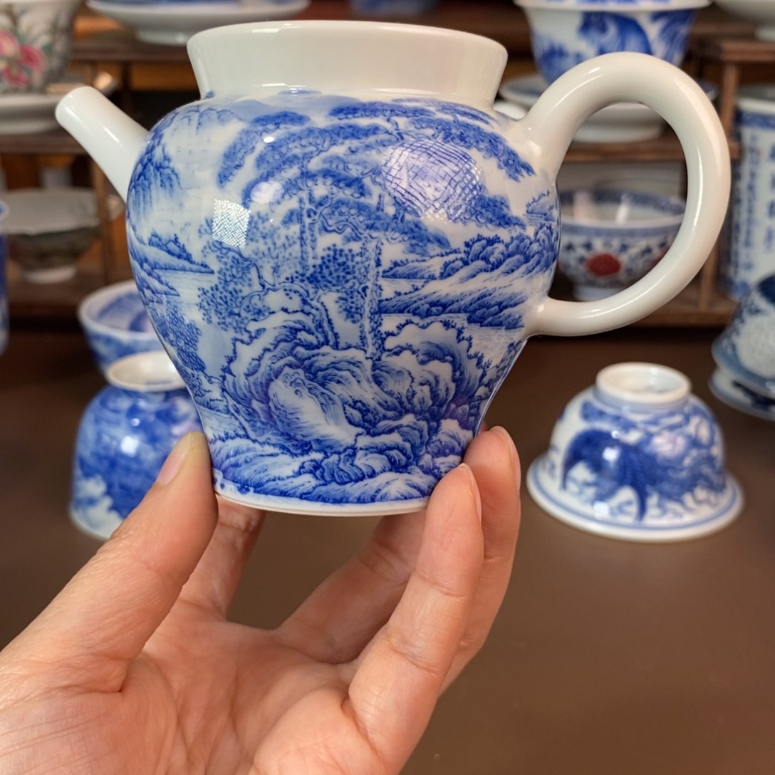 洛****a景德镇陶瓷手工手绘