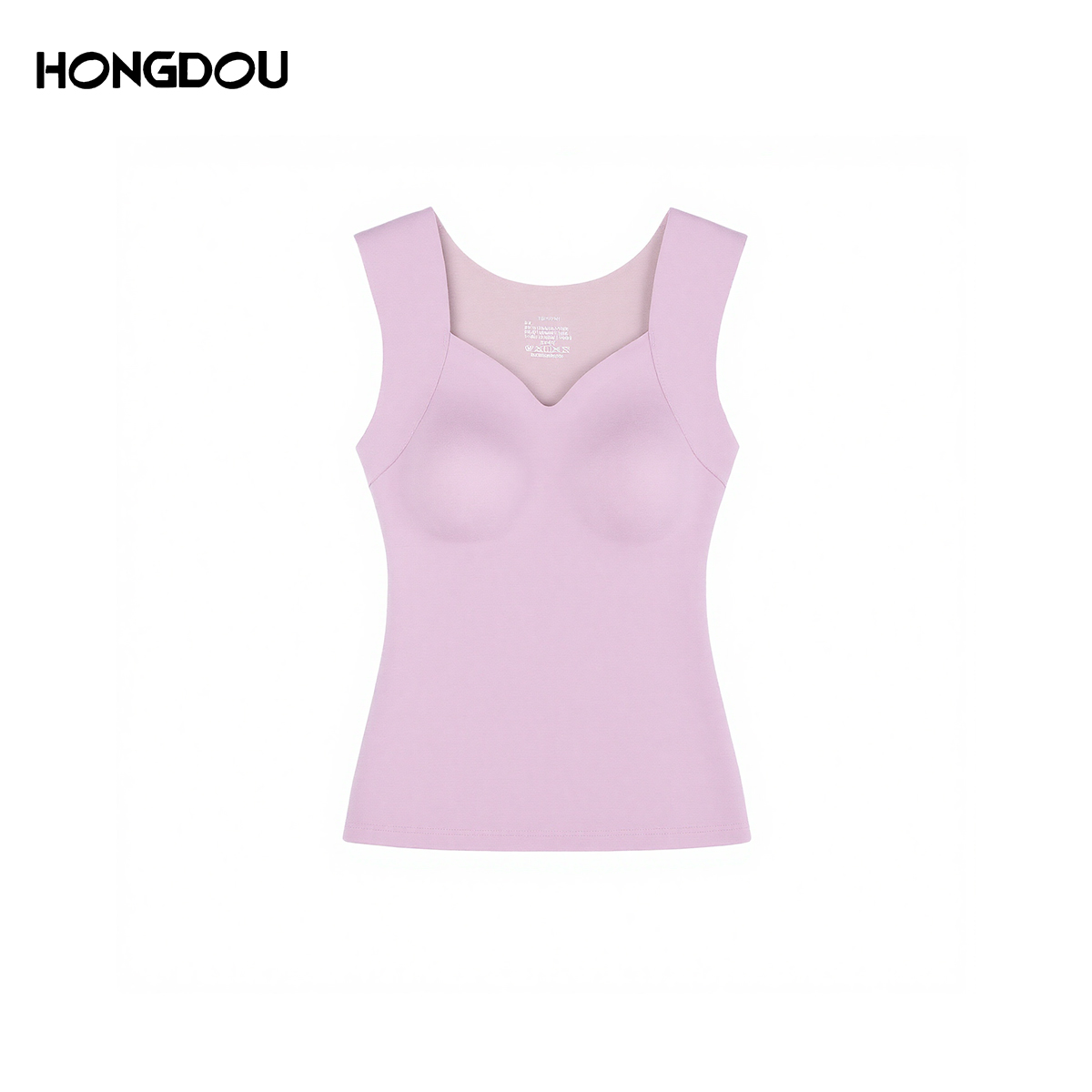 【暖宝宝2.0】  加厚背心女士内穿无痕加绒秋冬奢华风女性感风-7515