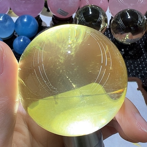 水晶水晶球摆件未镶嵌