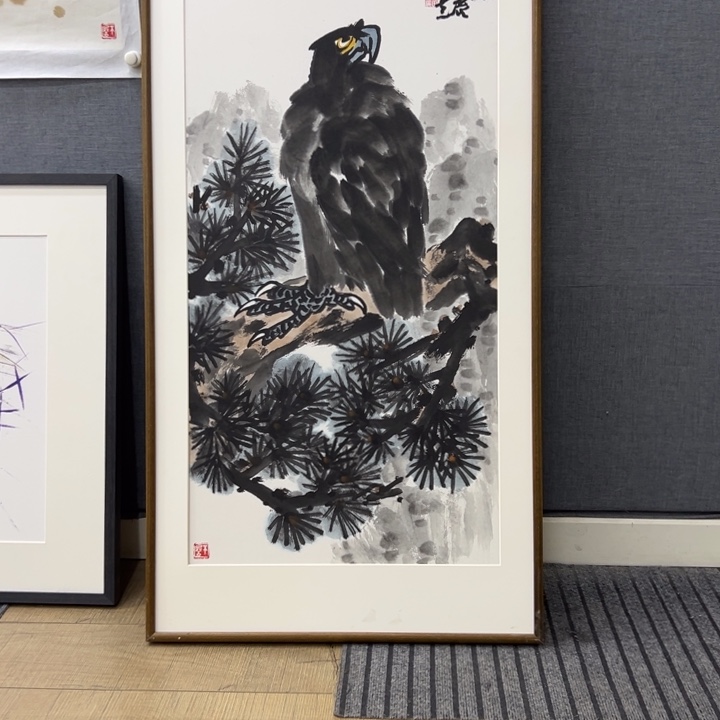 国画YS老师作品老鹰