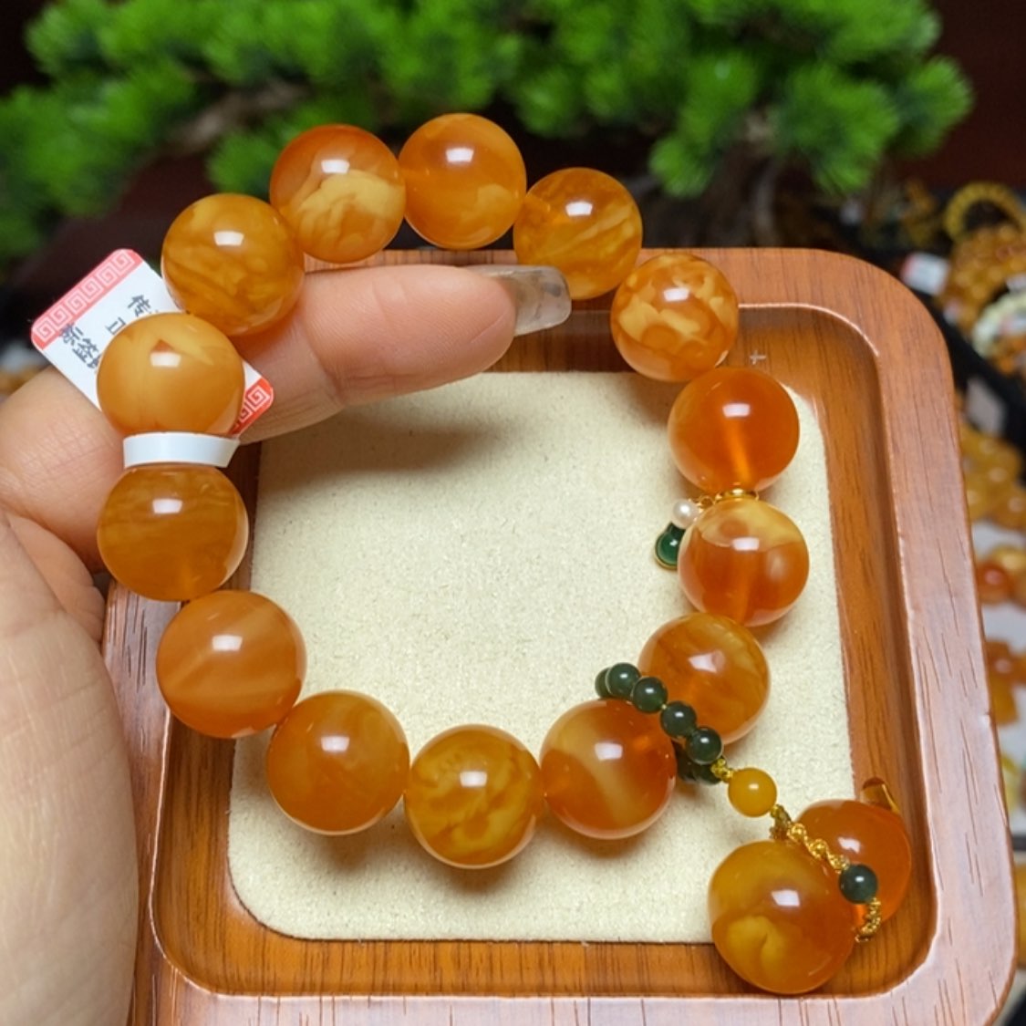 【闪购商品】手链蜜蜡未镶嵌手串