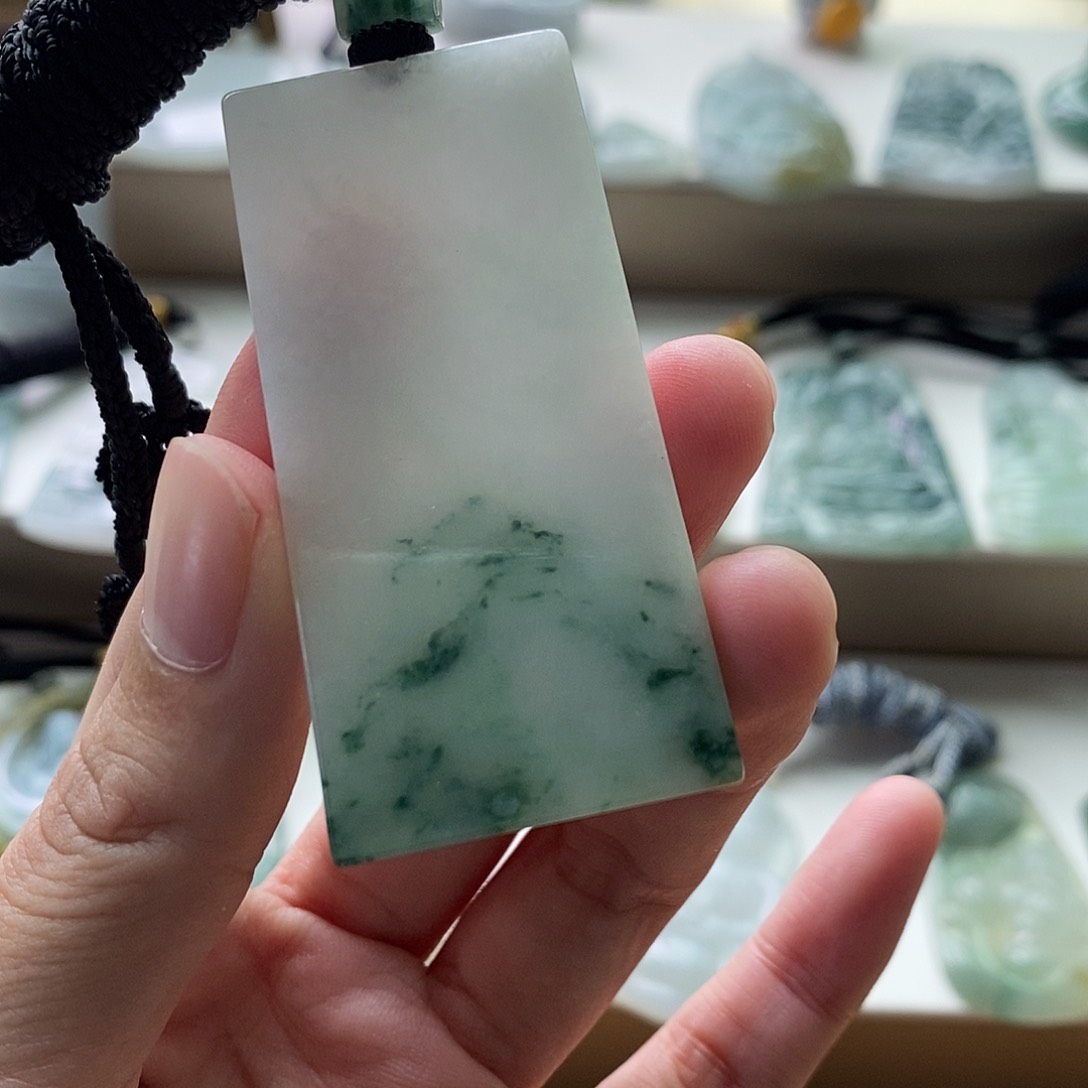 【闪购商品】颈饰未镶嵌翡翠 天然缅甸A货翡翠