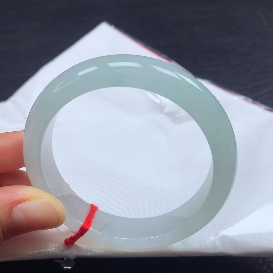 翡翠未镶嵌手镯53圈