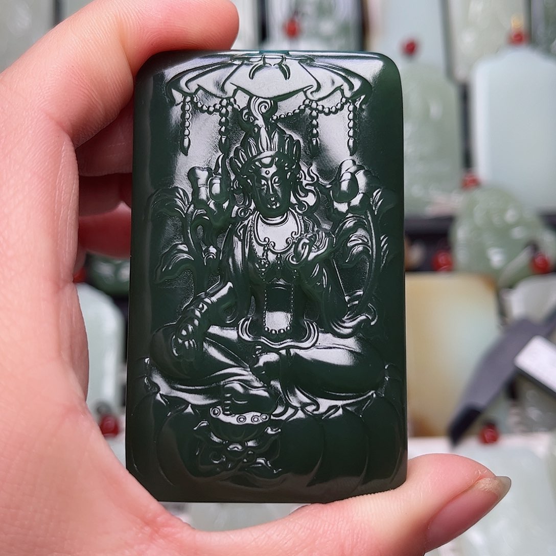 和田玉挂件未镶嵌?****r