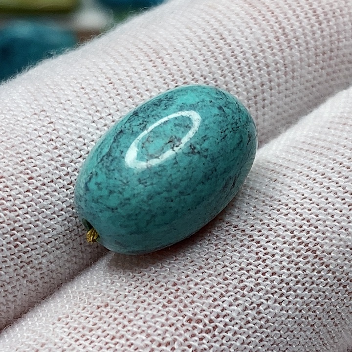 绿松石未镶嵌天然原矿 地大质检