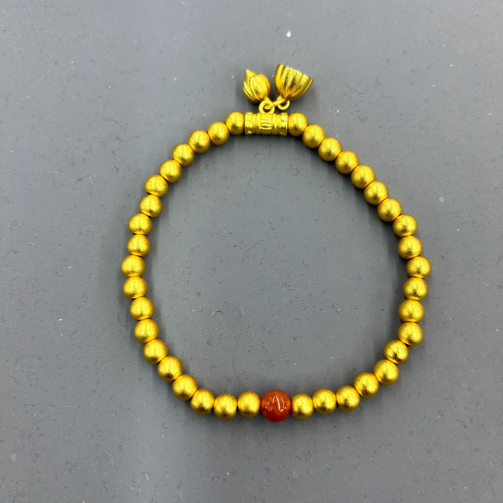 【兰总专属】YFC015#合金镶嵌红翡两世欢手链