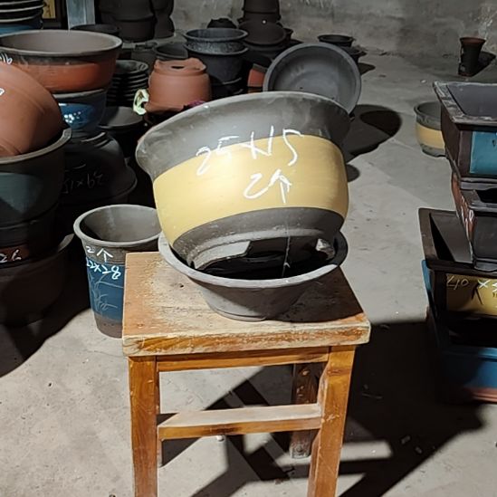 宜兴紫砂花盆清仓处理花盆