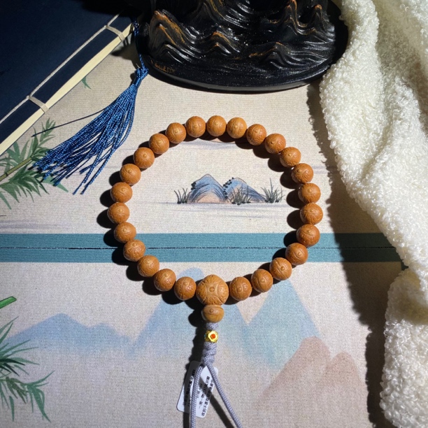 587号尼泊尔凤眼菩提，尺寸12.3-5毫米，25颗一图一物已打底封眼