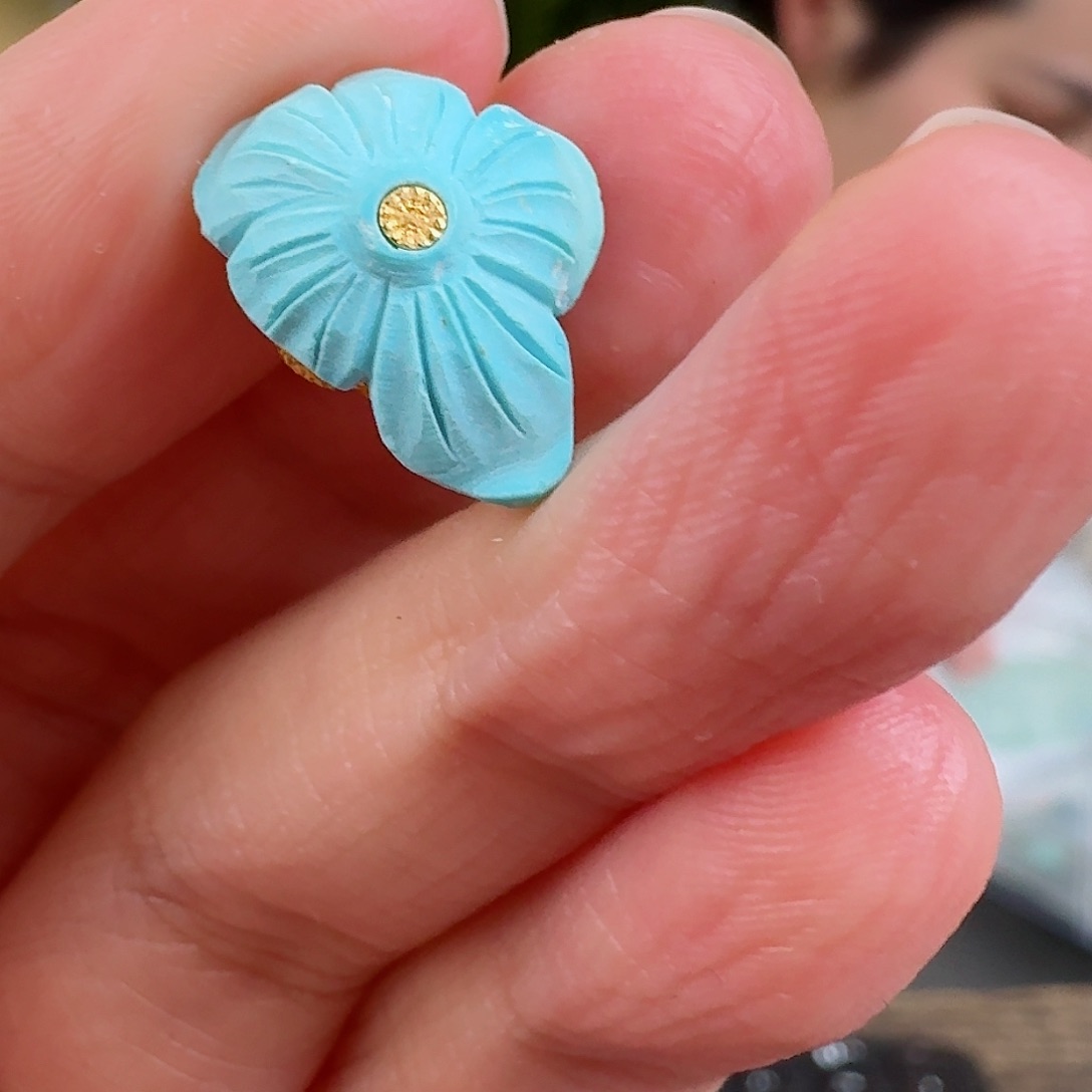 绿松石珠宝奇石未镶嵌