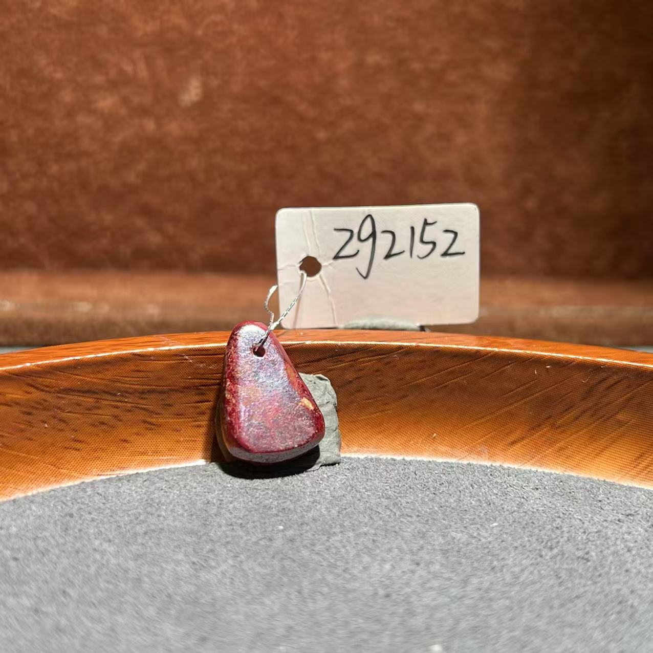 天然辰砂【张老斯珠宝】天然朱砂随形吊坠zg2152