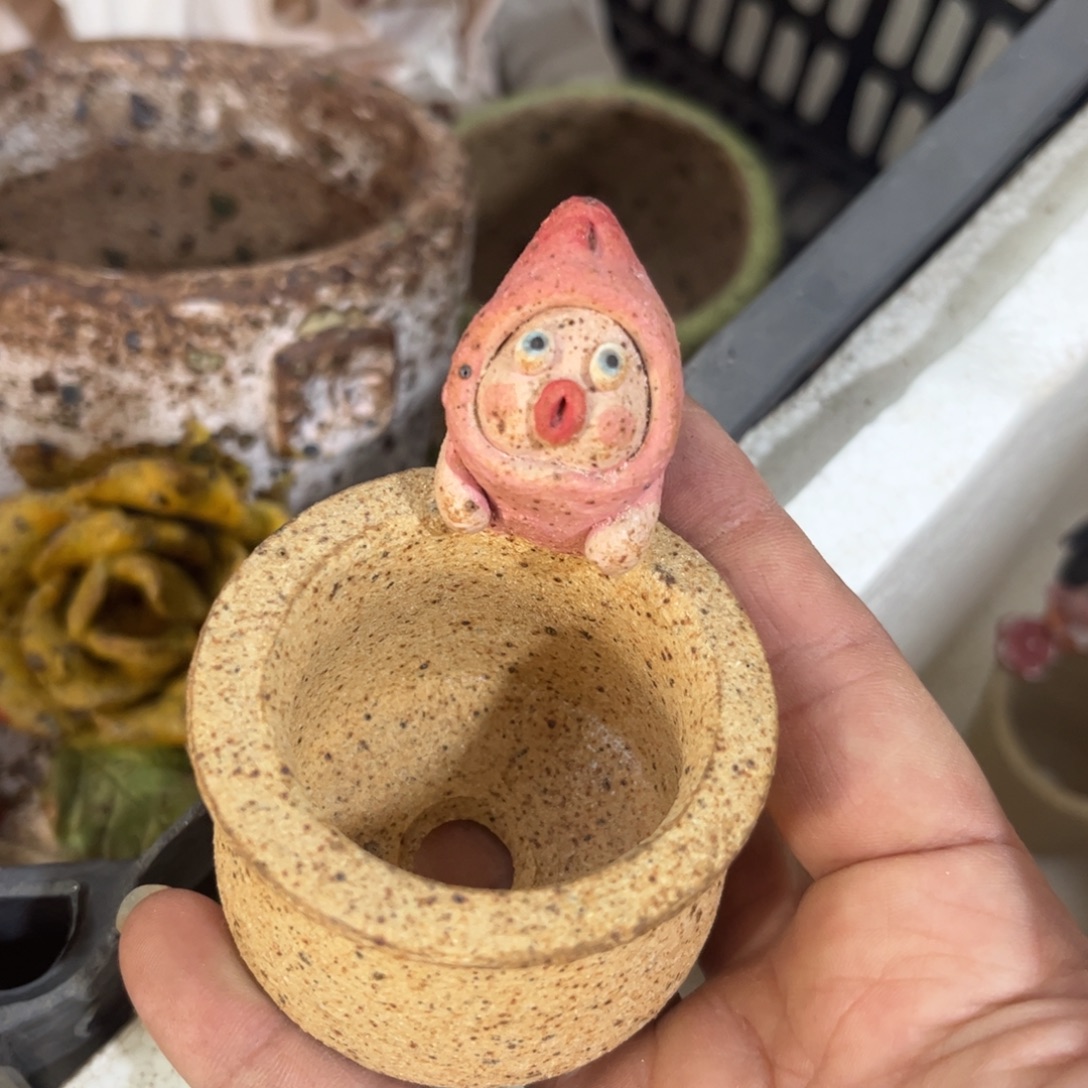 咸***肉泥塑古镇炻陶花盆