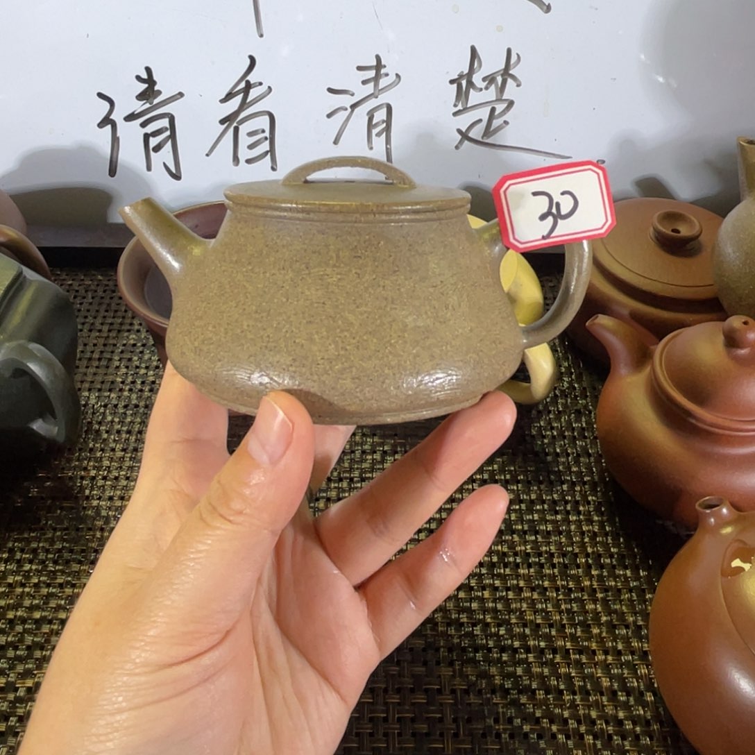 紫砂茶壶简瓢段泥