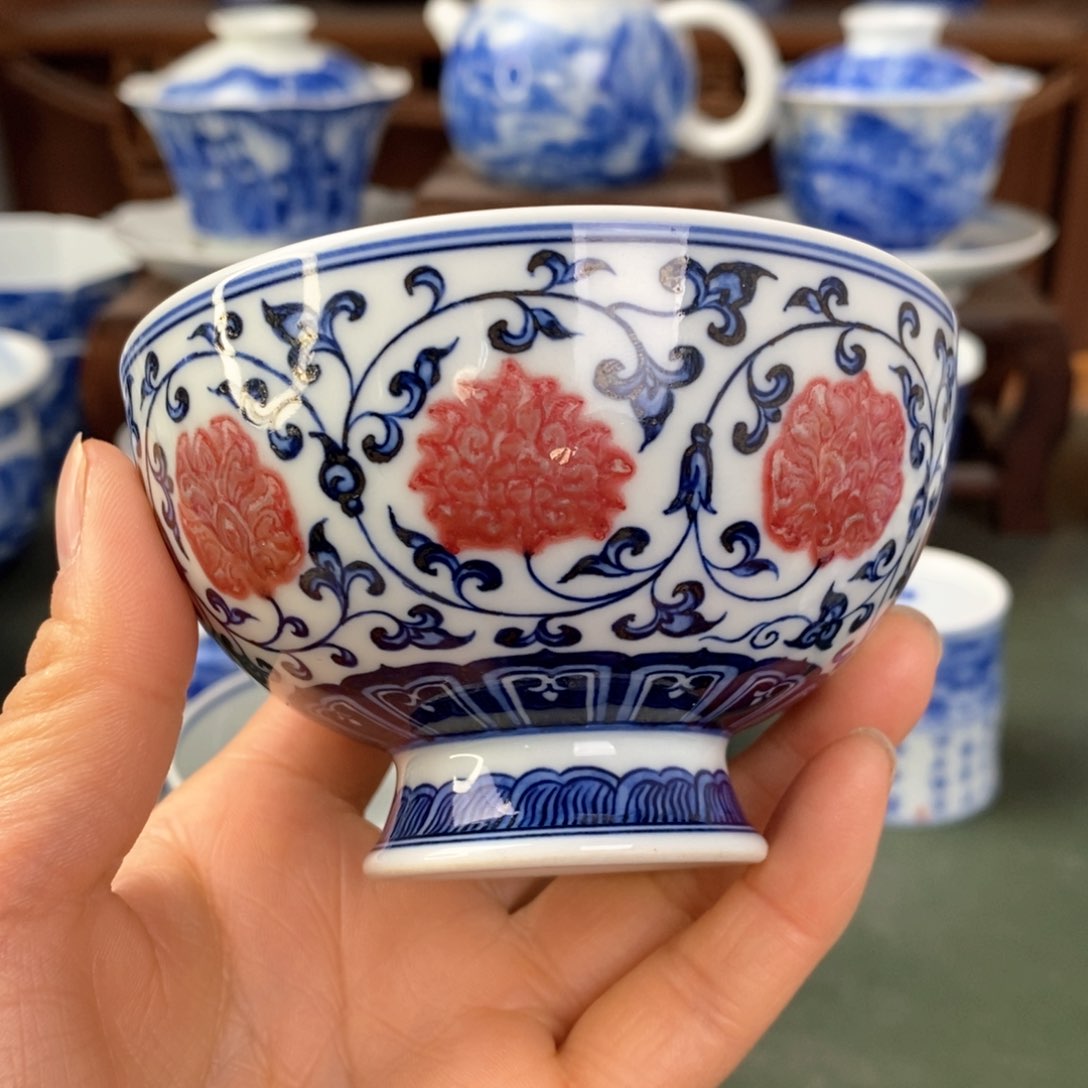 杯景德镇陶瓷手工手绘