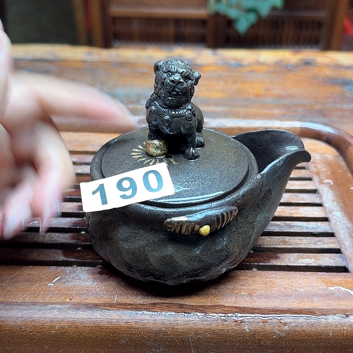 纯手工制作粗陶茶具