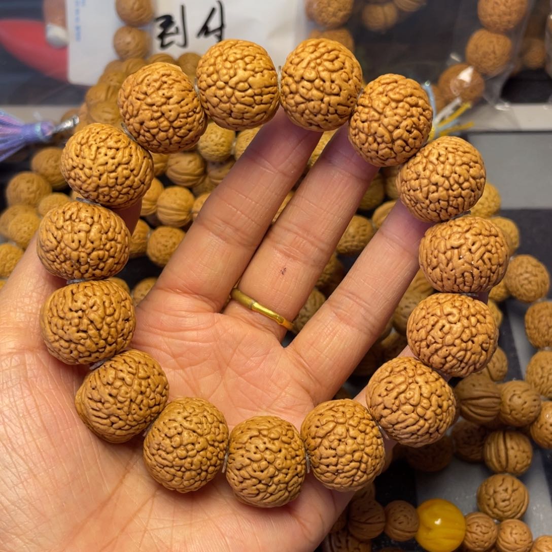 手串桃核21麒麟纹手串