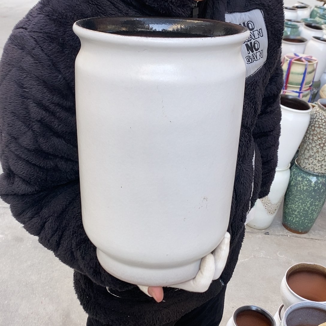 紫砂花盆正品口20高32