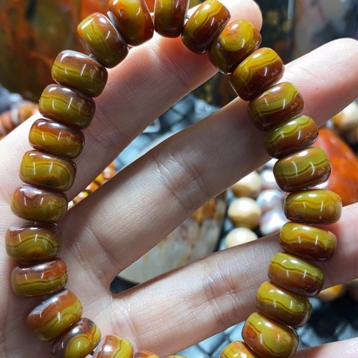 玛瑙/玉髓手链未镶嵌