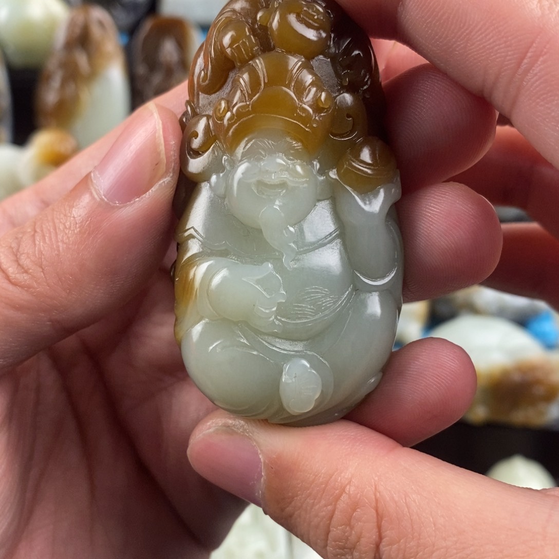 和田玉挂件未镶嵌