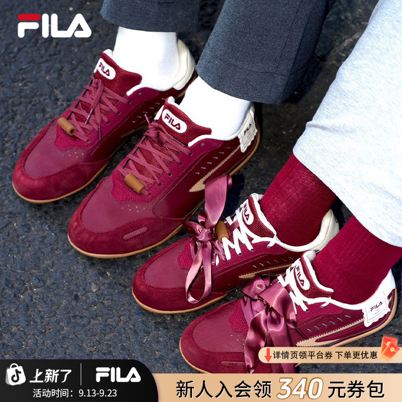 【情人节限定】FILA斐乐情侣TURBO女春飞驰鞋德训休闲鞋F12W512214F
