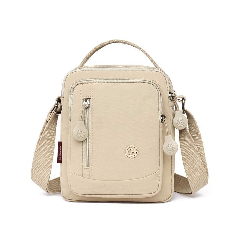 男女同款多隔层斜挎包休闲耐磨商务小包包简约风布包单肩耐刮轻便