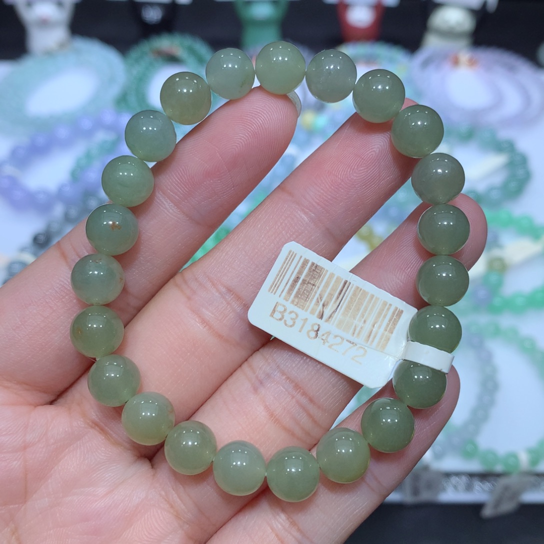 翡翠未镶嵌手串天然
