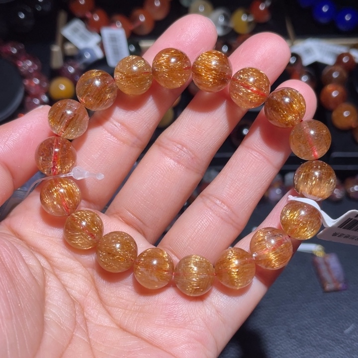 水晶手串未镶嵌铜发手链11