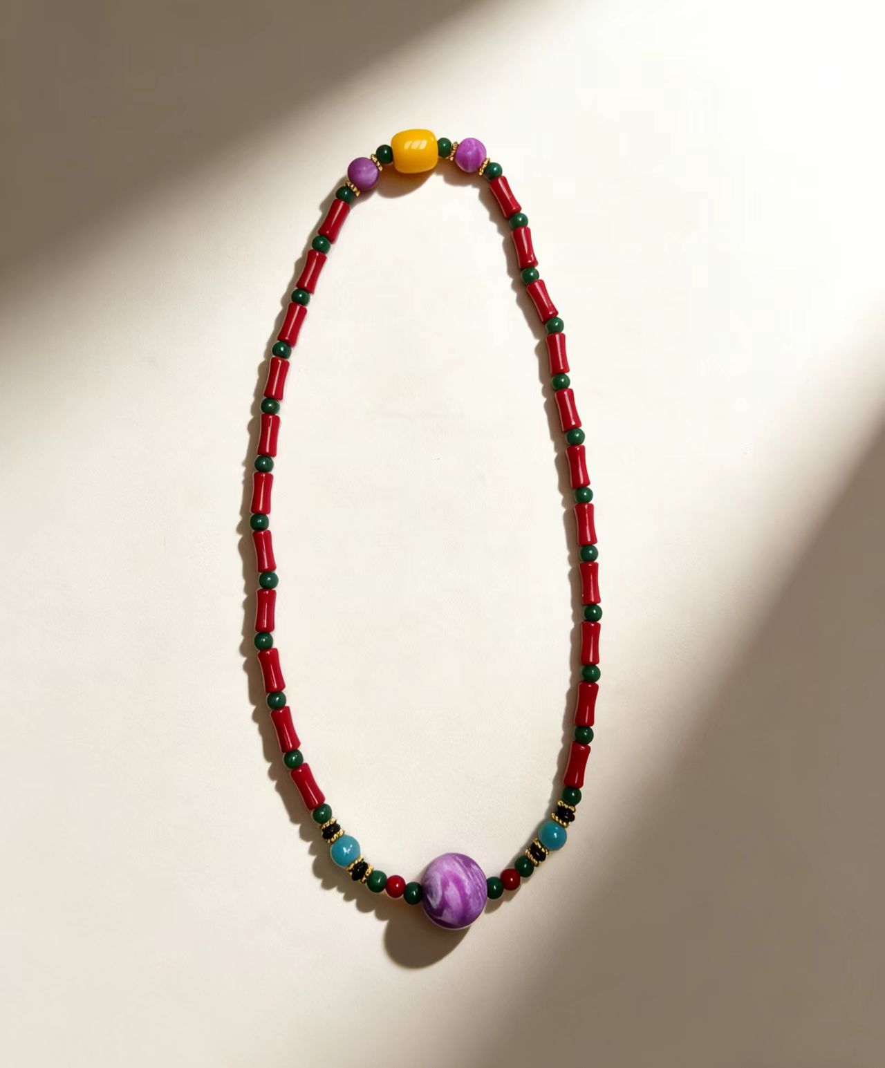 时尚竹节店藏毛衣链