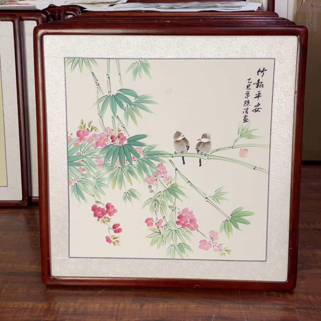 国画带框尺寸63*63厘米