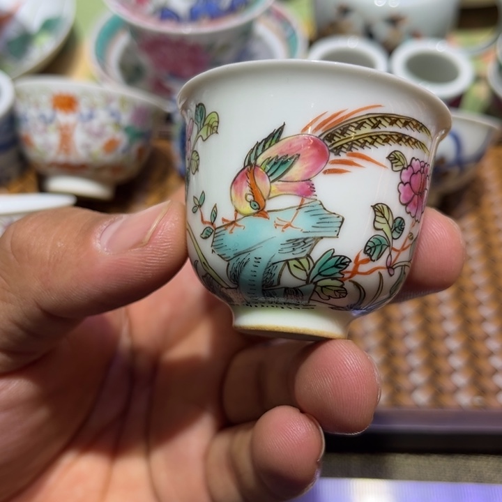 纯手绘精品盖碗杯
