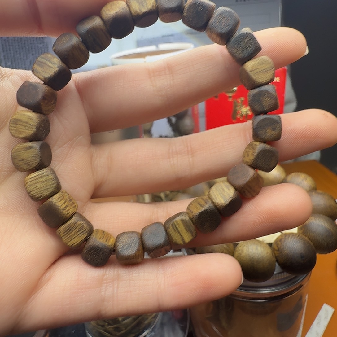 沉香手串7mm大尺寸保真沉香手串