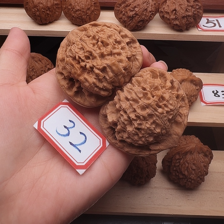 吊坠文玩核桃全品53尺官帽