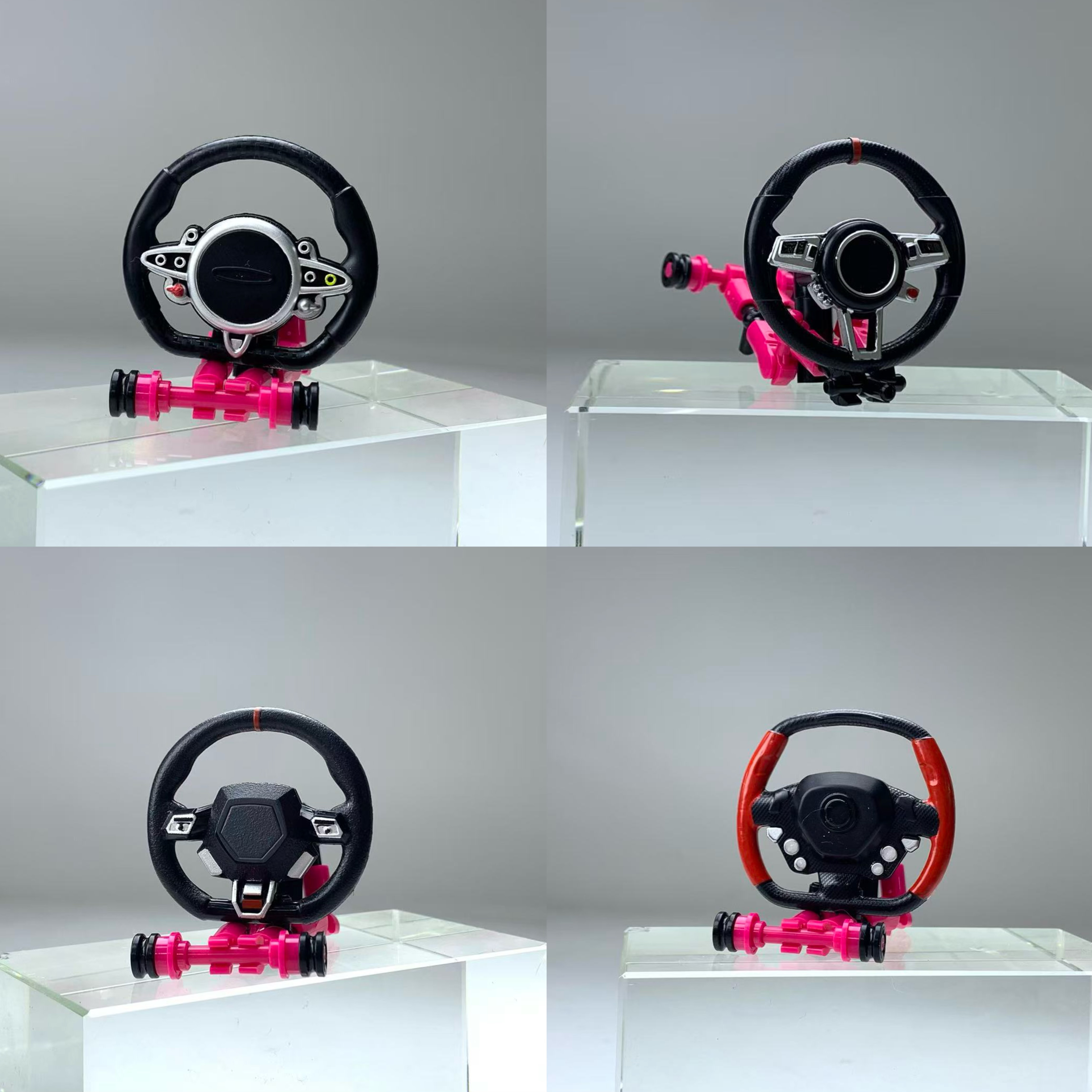 MOC积木方向盘配件适用于1:10和1:8车型兰博帕加尼法拉利保时捷