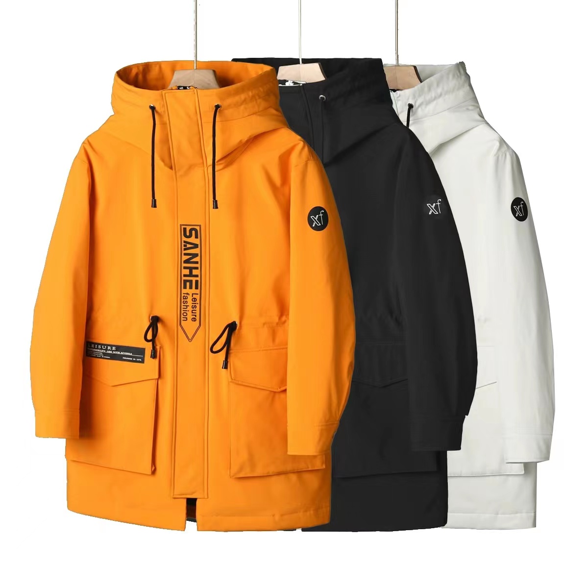 YT048  【假一赔三】白鹅绒 90% 新款休闲收腰长款户外鹅绒服266白