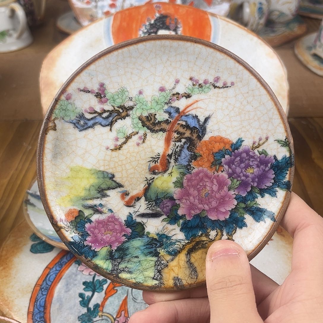 贪***鱼杯景德镇陶瓷手作