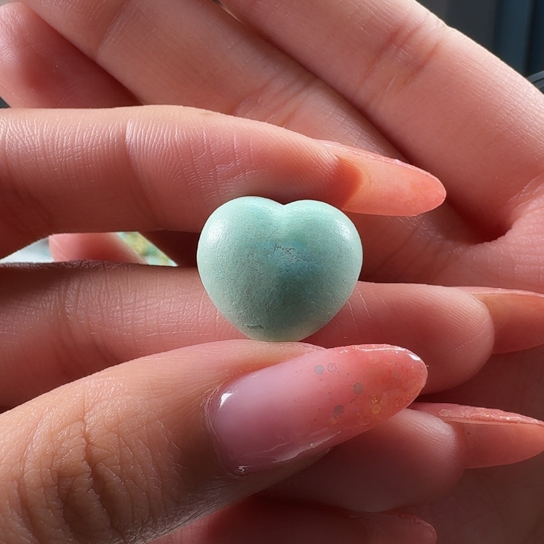 绿松石未镶嵌吊坠(不含链)爱心屁桃