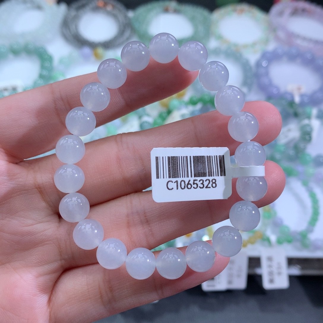 未镶嵌手链翡翠露*天然