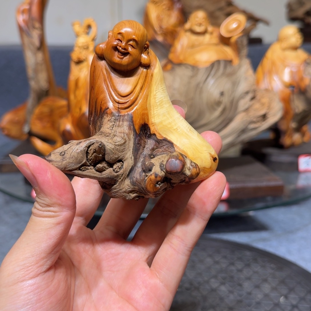 柏木（崖柏）崖柏手把件摆件