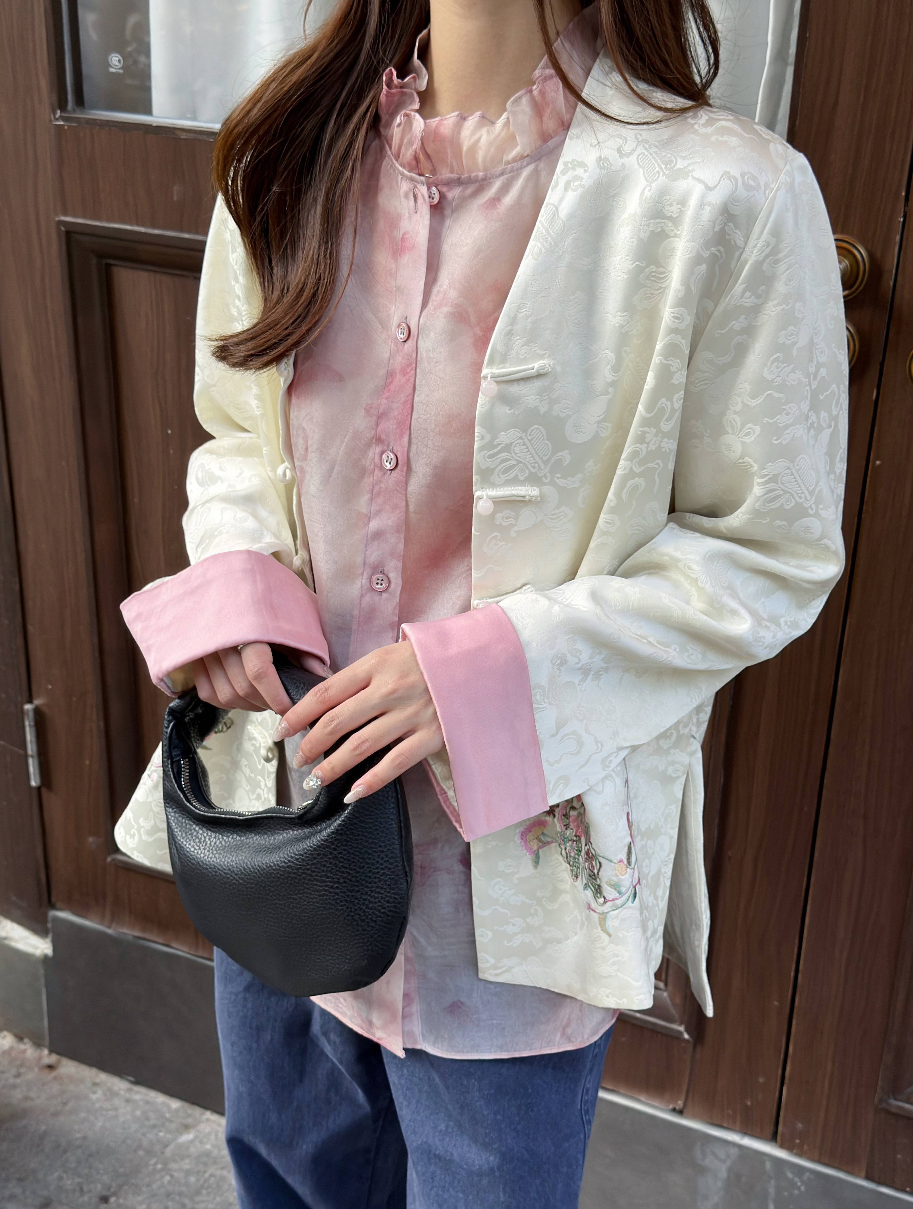 【黄心儿】重磅绣花中式外披-QSW4226