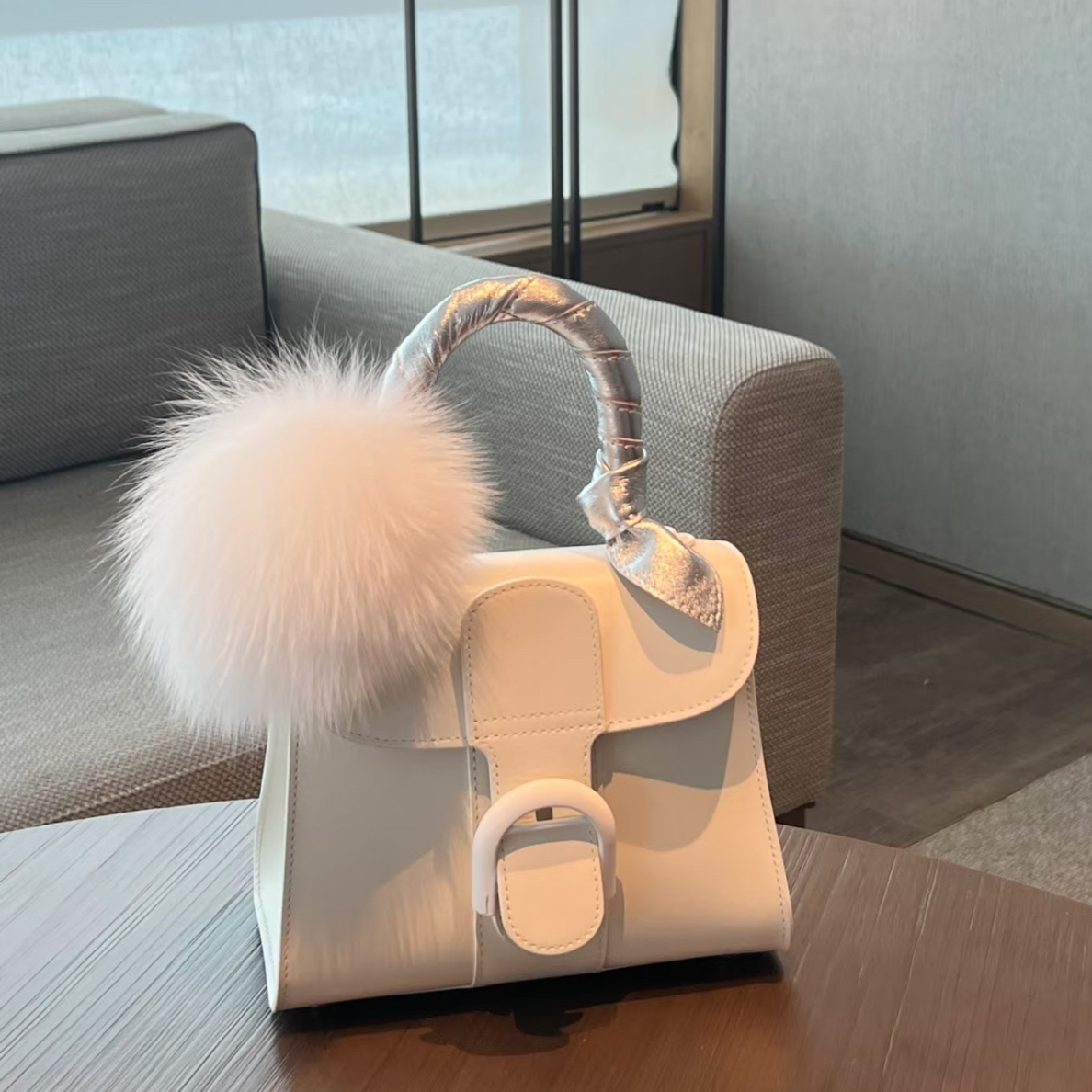95新 Delvaux/德尔沃 德尔沃brillant mini白色白雪公主/甄选