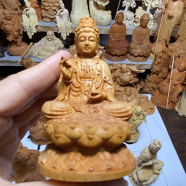 柏木（崖柏）观世音 色差