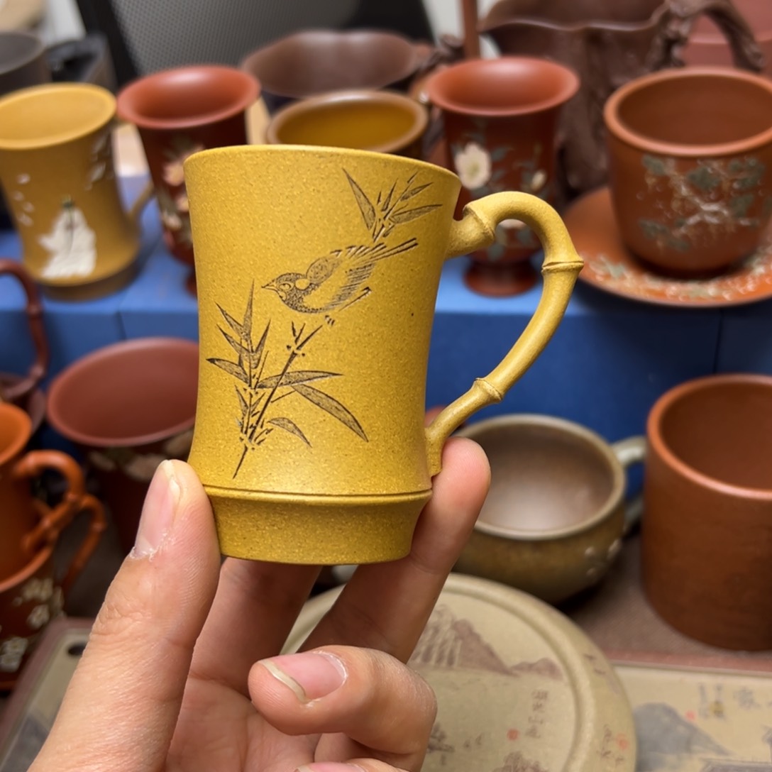 紫砂茶杯紫砂主人杯100cc