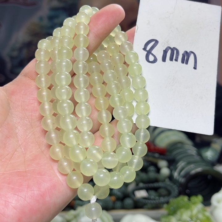 蛇纹石玉颈饰多样性发货未镶嵌