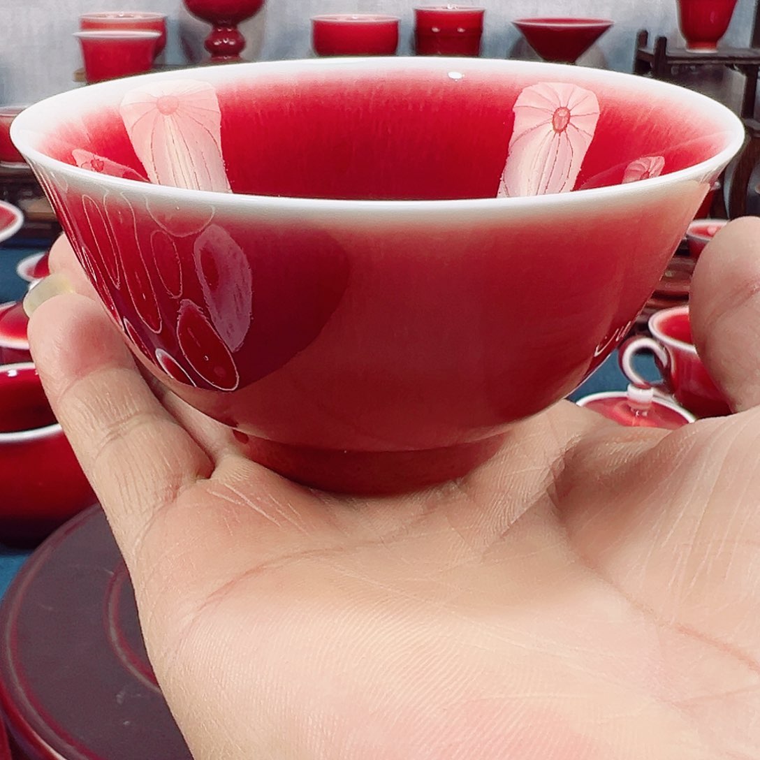 景德镇陶瓷原矿郎红茶具