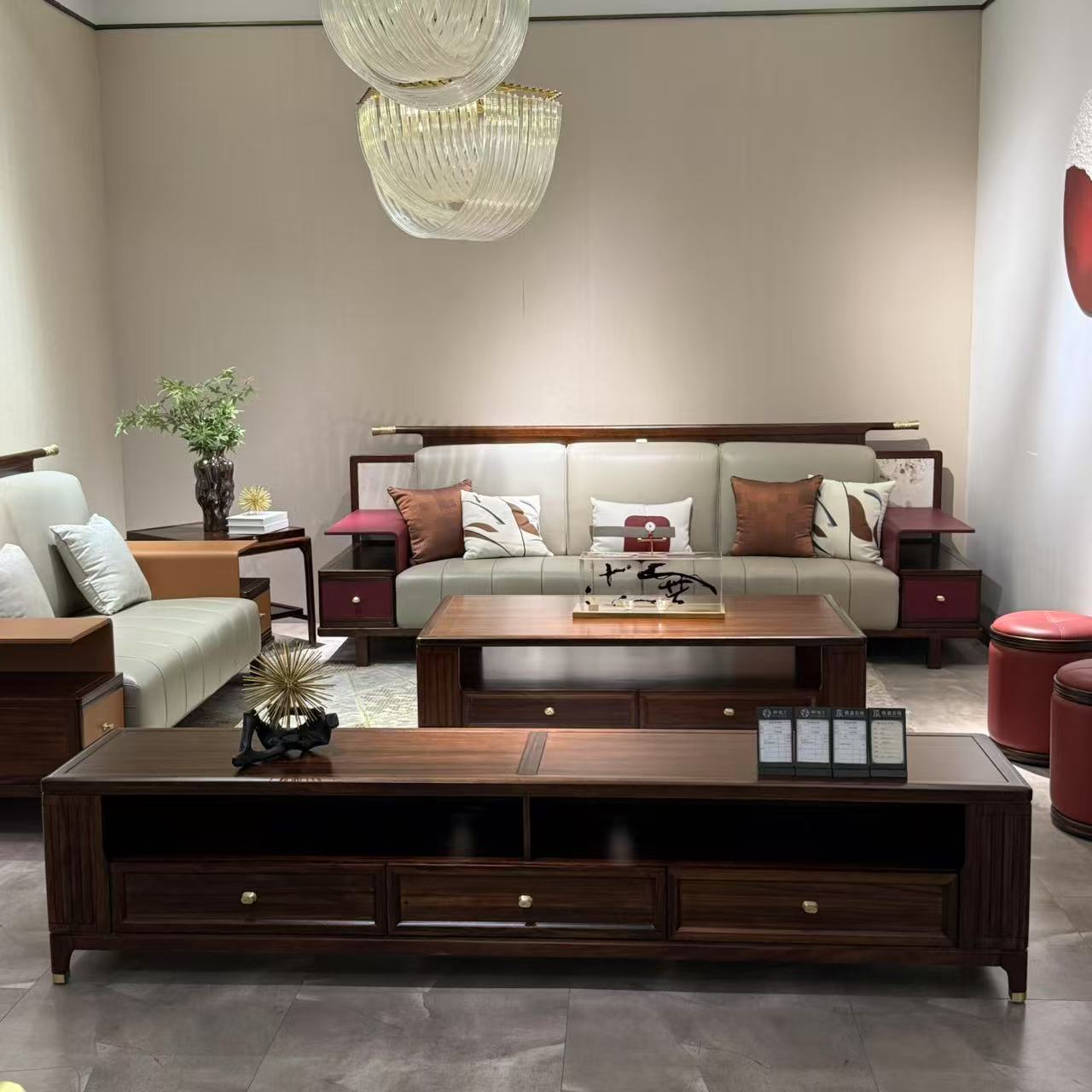 CJ511茶几电视柜组合