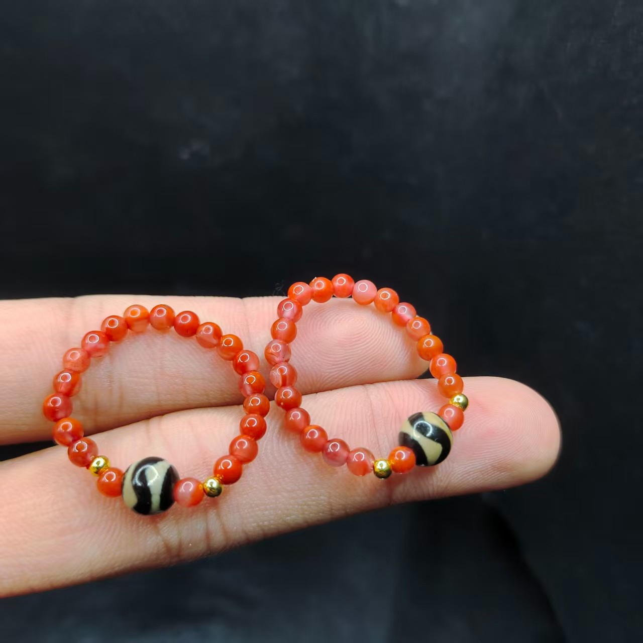 【康康严选】南红戒圈ZF2【多样性发其一】约3mm