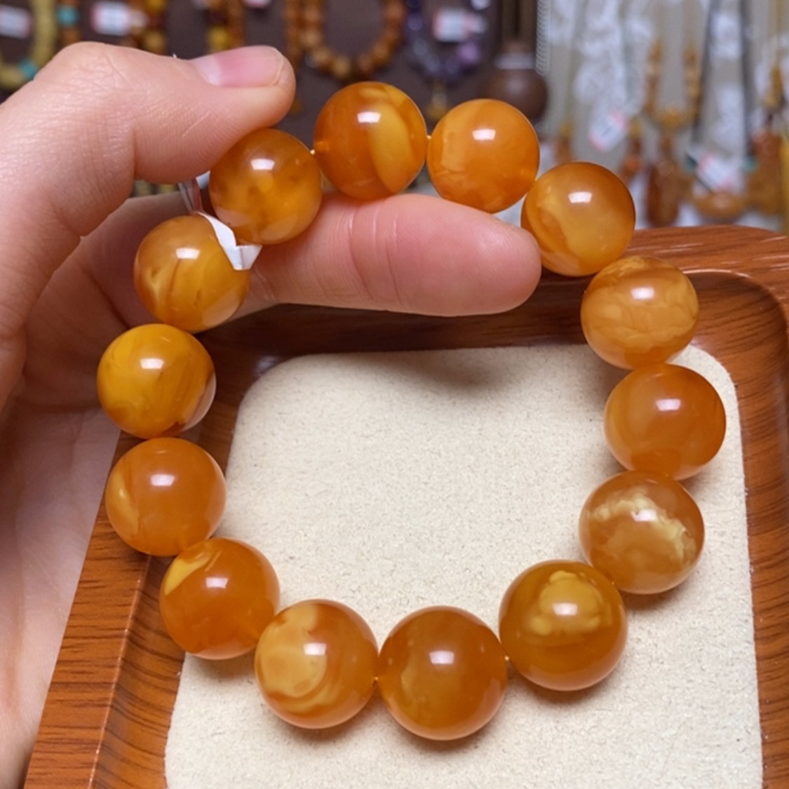 【闪购商品】手链蜜蜡未镶嵌手串