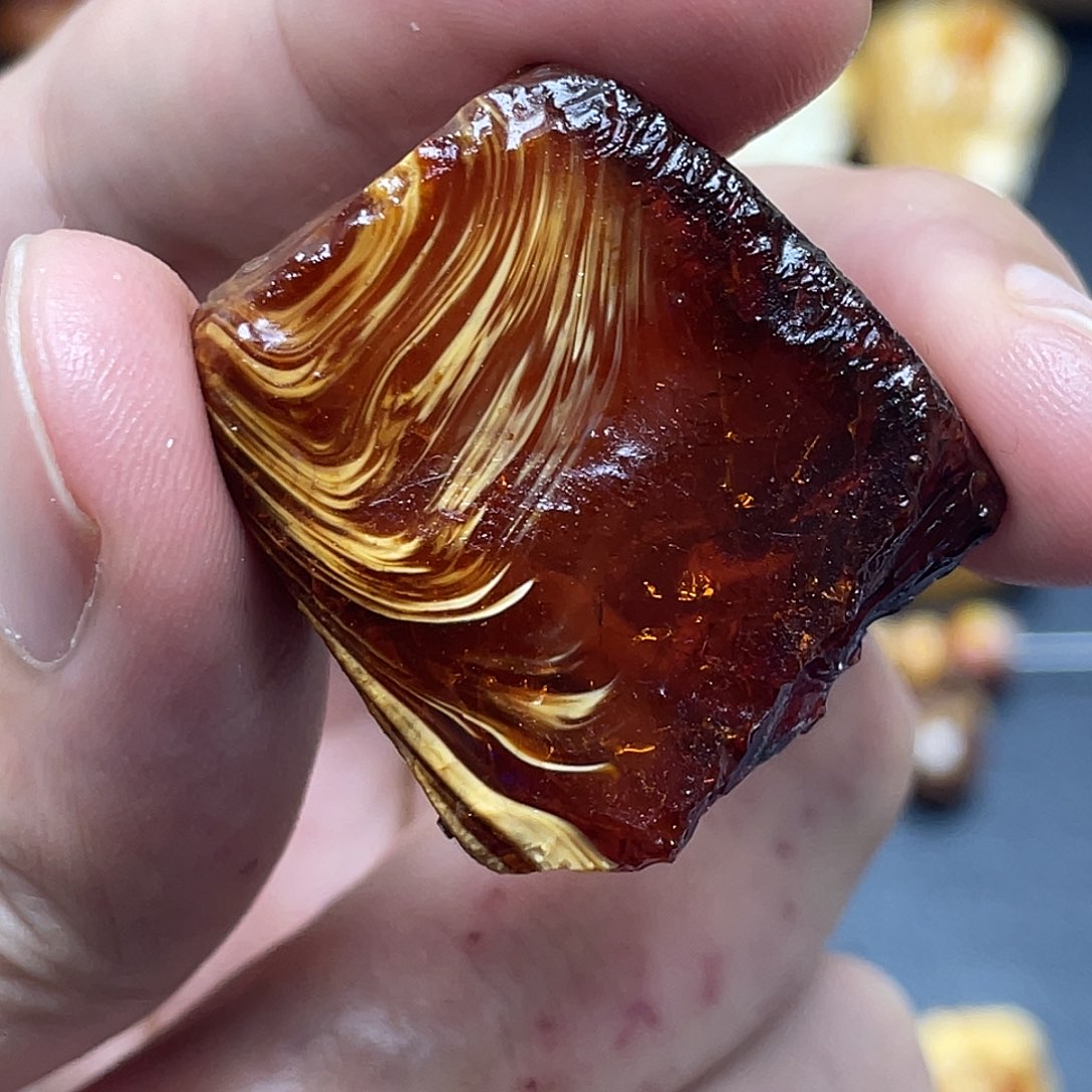 未镶嵌定制琥珀定制