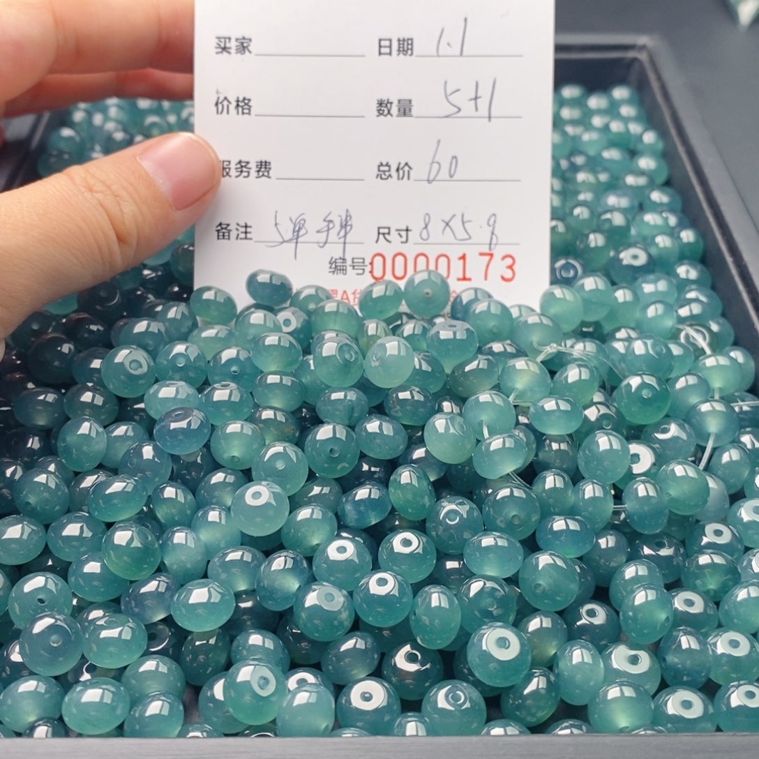 翡翠未镶嵌手链多样性发自选