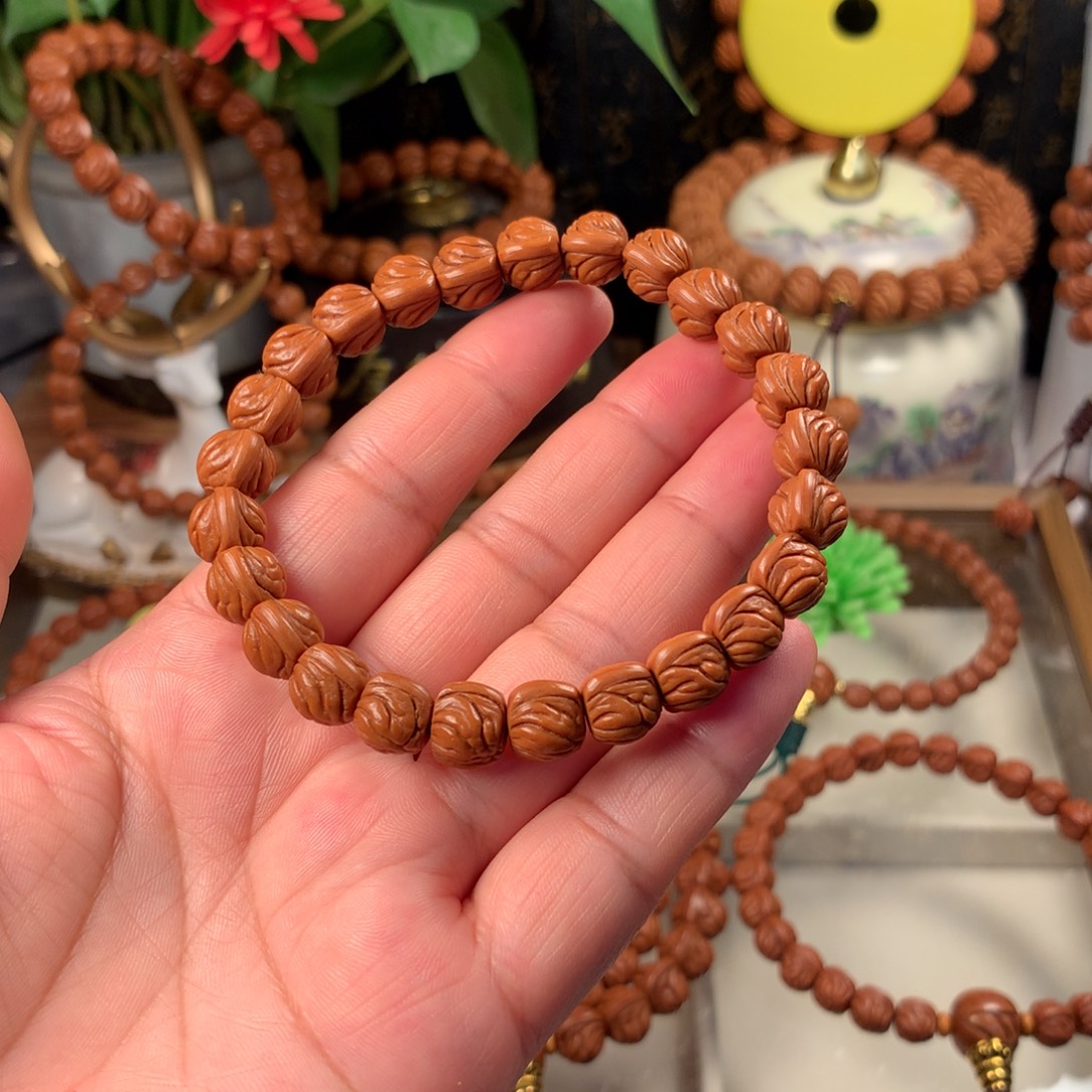 ****马桃核吊坠双脊龙手串09