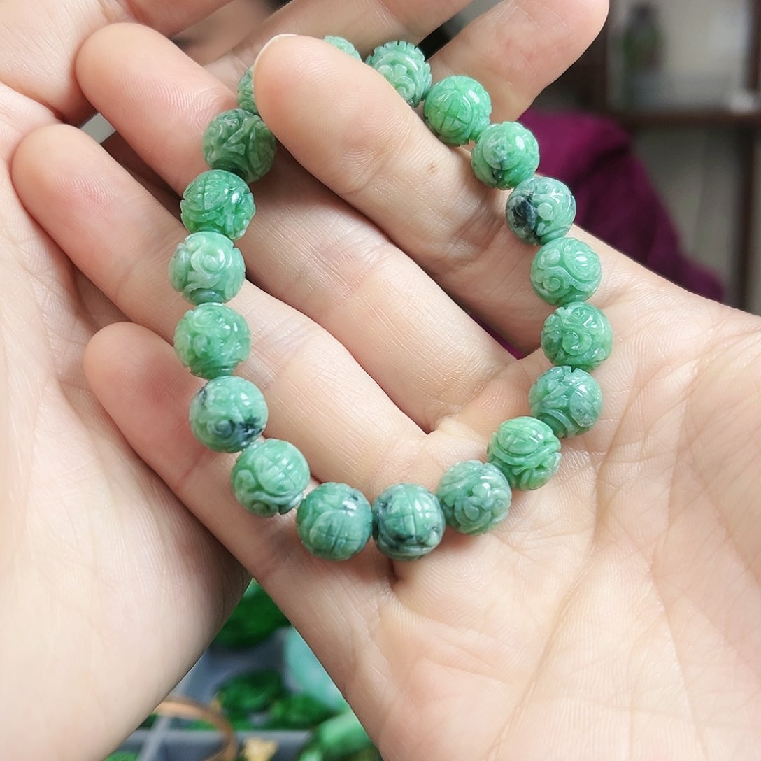 翡翠手链未镶嵌手链